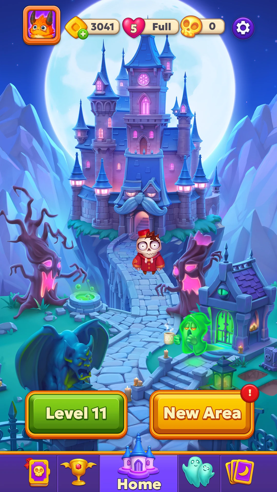 Spooky Suites: Match-3 Game screenshot