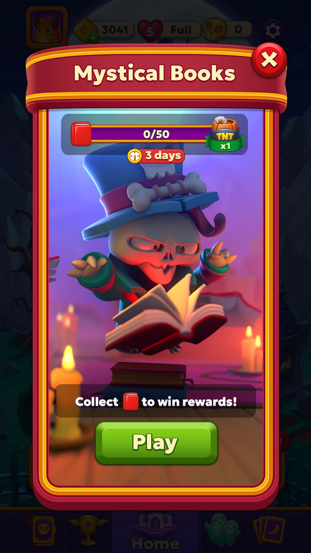 Spooky Suites: Match-3 Game screenshot